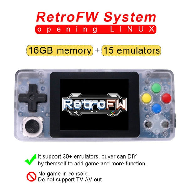 New LDK game console 2.7inch LINUX RetroFW system